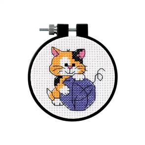 Dimensions  Learn-A-Craft Counted Cross Stitch Kit - Cute Kitty