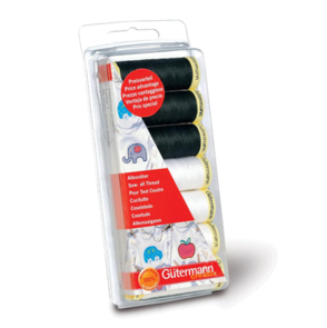 Gutermann Sew All Set 100m – 7 Spools Black-White