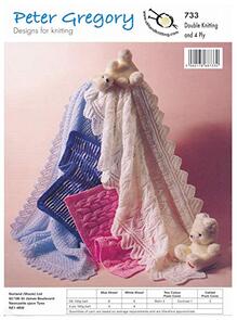 Peter Gregory Pattern 733 - Shawls & Pram Covers