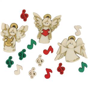 Dress It Up Holiday Embellishments - A Choir of Angels