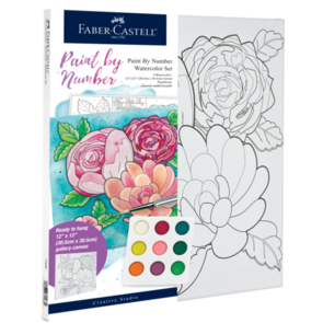 Faber-Castell Creative Studio-Paint by number- Floral