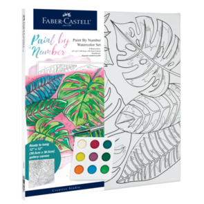 Faber-Castell Creative Studio-Paint by number- Tropical
