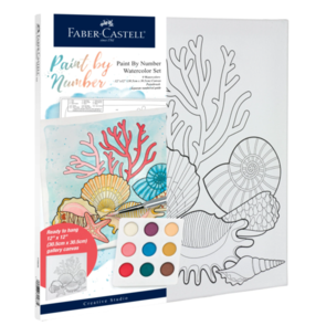 Faber-Castell Creative Studio-Paint by number- Coastal