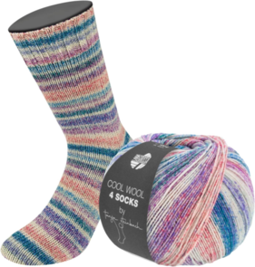 Lana Grossa Cool Wool 4 Socks, 100gr (420m)