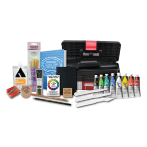 Holbein Artists Acrylic Christmas Gift set in Storage Box