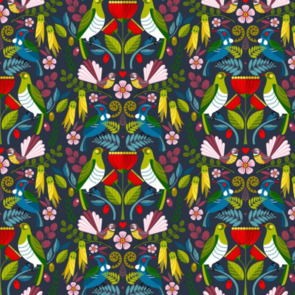 Nutex Kiwiana Folk Tails - Navy 101