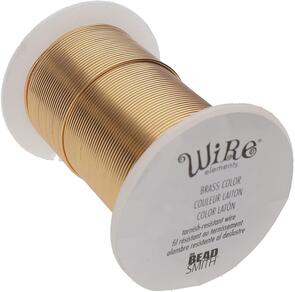 The Beadsmith Brass Colour Wire