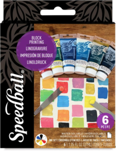 Speedball Block Ink Set 6/Pkg - Starter Set