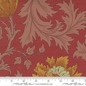 Moda Morris & Co Best of Morris 2021 Anemone - Deep Red