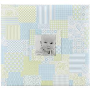 MBI Baby Post Bound Album W/Window 12"X12" - Blue