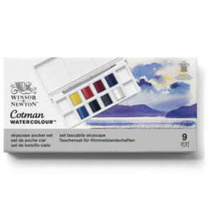 Winsor & Newton Cotman Watercolour Skyscape Pocket Set of 9