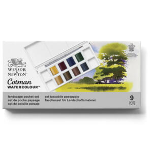 Winsor & Newton Cotman Watercolour Landscape Pocket Set of 9