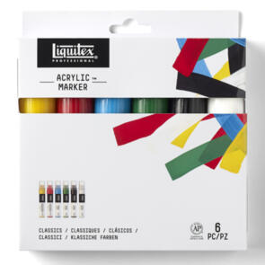 Liquitex Acrylic Marker Set/6 Classics