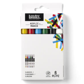 Liquitex Acrylic Marker Set/6 Classic