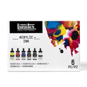 Liquitex Acrylic Ink Set 30ml, Essentials Set/6