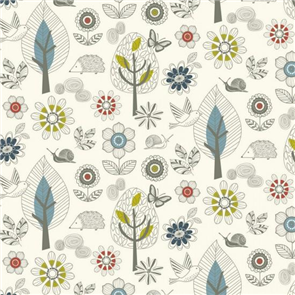 Nutex  Enchanted Garden Fabric - 89860 Col 101 Scenic
