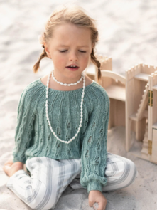 Sandnes Garn Knitting Pattern - Sweater with Drop St Pattern