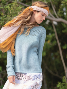 Sandnes Garn Knitting Pattern - Lace Sweater