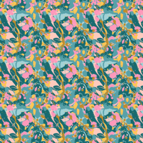 Figo Dreamscape - Marble Splash - Teal Multi