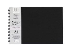 Winsor & Newton Visual Diary 110gsm Landscape, 60sheets
