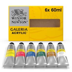 Winsor & Newton Galeria Acrylic Set - 60ml Set 6pc