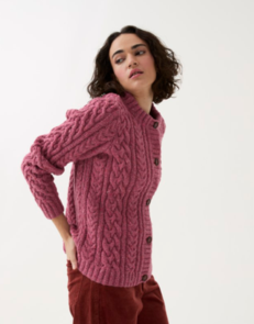 Sirdar 10777 Classic Cable Cardigan - Knitting Pattern / Kit
