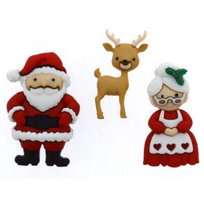 Dress It Up Embellishments - Mr & Mrs Claus