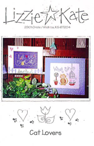 Lizzie Kate Cross Stitch Chart - Cat Lovers #035