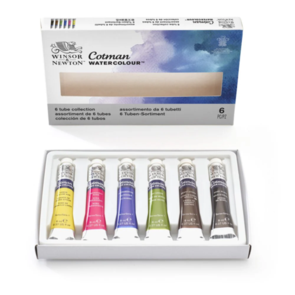 Winsor & Newton Cotman Watercolour - 6 Tube Set