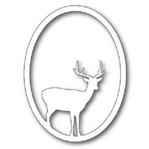 Memory Box  Die - Single Deer Oval