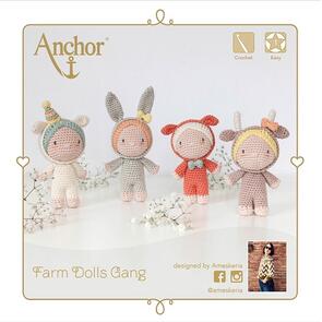 Anchor Crochet Kit: Amigurumis - Farm Dolls Gang
