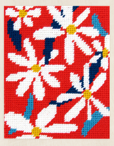 DMC Abstract Flowers Tapestry Kit