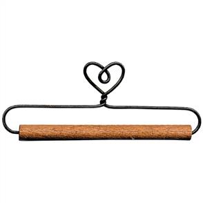 Ackfeld Craft Hanger - Wood/ Wire 12" - Heart