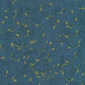 Robert Kaufman Collection of Metallic - Branch Outline - Chalkboard