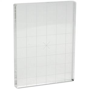 Apple Pie Acrylic Stamp Block W/Alignment Grid 3"x4"