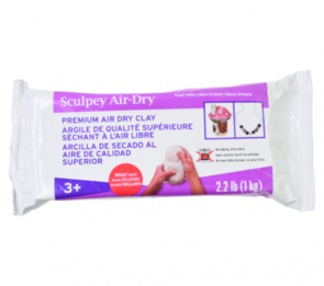 Sculpey Air Dry Clay 1kg - White