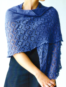 Alpaca Yarns 2415 Lace Shawl - Knitting Pattern / Kit
