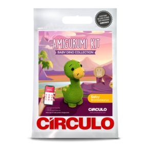 Circulo Amigurumi Kit (BABY DINOS) Baby Brontosaurus