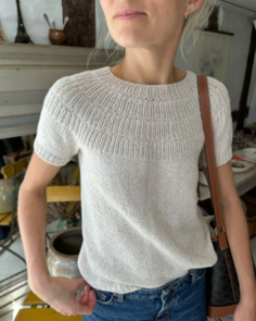 Petite Knit Anker's Summer Shirt - Knitting Pattern