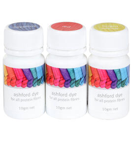 Ashford Protein Dye 3 Pack - Primary Colours