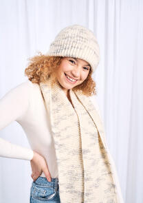 Mode at Rowan Knitting Pattern / Kit - Apollo Beanie Scarf - Colourmix