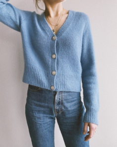 Petite Knit April Cardigan - Knitting Pattern / Kit