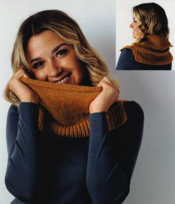 Alpaca Yarns 1559 Neck Warmer - Knitting Pattern