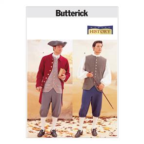 Butterick Pattern 3072 Historical Costume (Coat, Vest, Shirt, Pants and Hat)