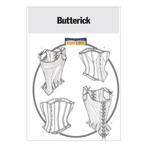 Butterick Pattern 4254 Misses' Stays and Corsets