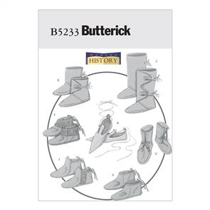 Butterick Pattern 5233 Historical Footwear