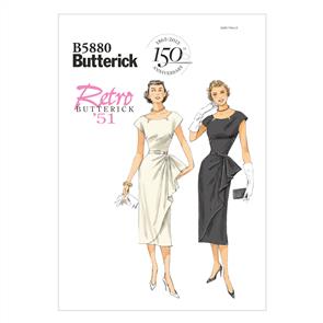 Butterick Pattern 5880 Misses'/Misses' Petite Dress and Belt