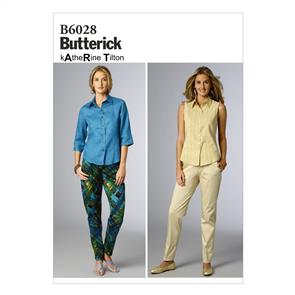 Butterick Pattern 6028 Misses' Pants