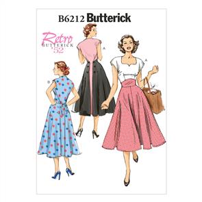 Butterick Pattern 6212 Misses' Dress