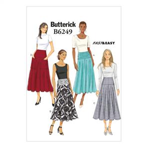 Butterick Pattern 6249 Misses' Skirt